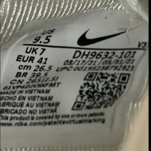 Nike Air Force 1 Pixel Sneakers Animal Print, Sail White - Picture 8 of 9